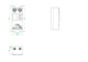 Oventrop Regelstation mit zwei oberen Anschlüssen und einem unteren Anschluss. Darstellung der Anschlüsse und Komponenten in schematischer Form.